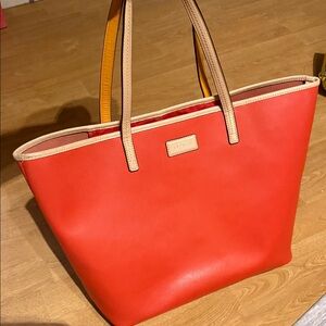 Coach Leather Tote Bag